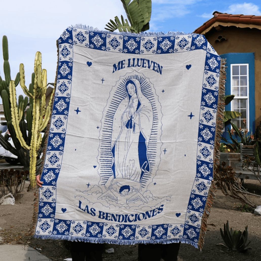 Virgen de Guadalupe Blanket